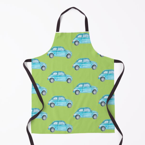 Item preview, Retro Blue Car on Bright Green designed and sold by Violet Grant.
