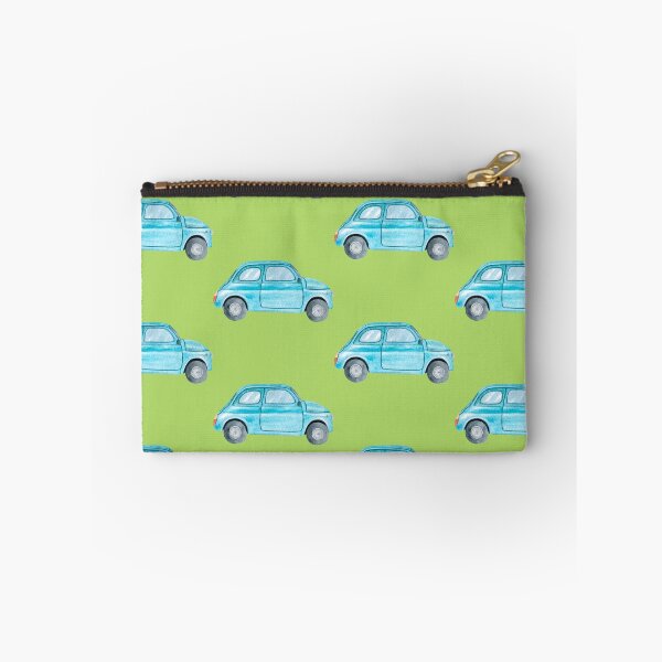 Item preview, Retro Blue Car on Bright Green designed and sold by Violet Grant.