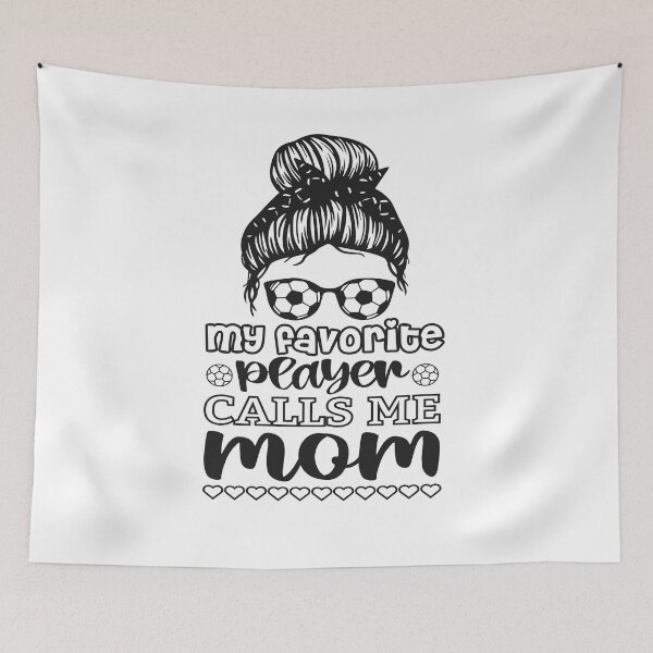 Item preview, my favorite player calls me mom - football lovers designed and sold by hamzablk.