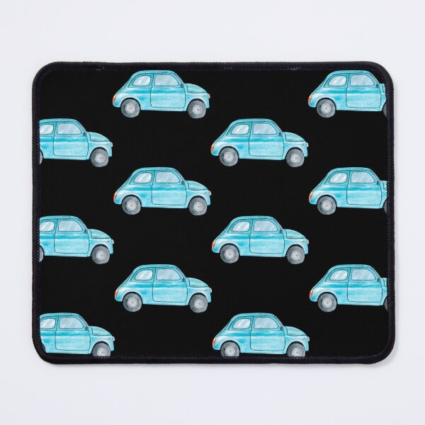 Item preview, Retro Blue Car on Black designed and sold by Violet Grant.