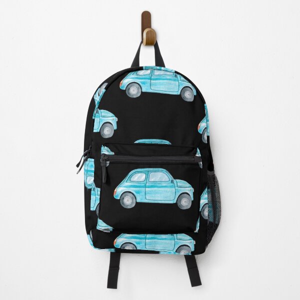 Item preview, Retro Blue Car on Black designed and sold by Violet Grant.