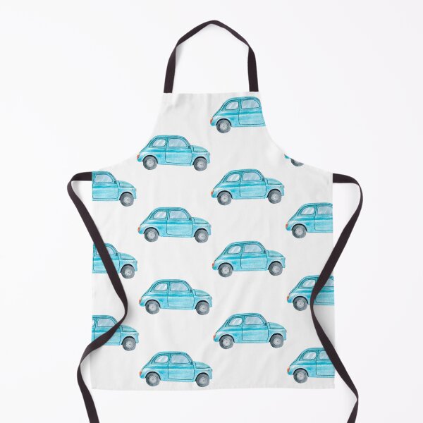 Item preview, Retro Blue Car on White designed and sold by Violet Grant.