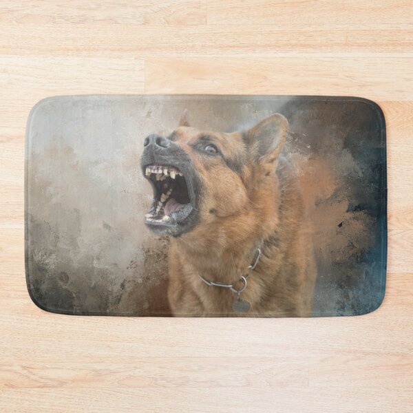 Item preview, Angry German Shepherd 02 designed and sold by Elisabeth Lucas.