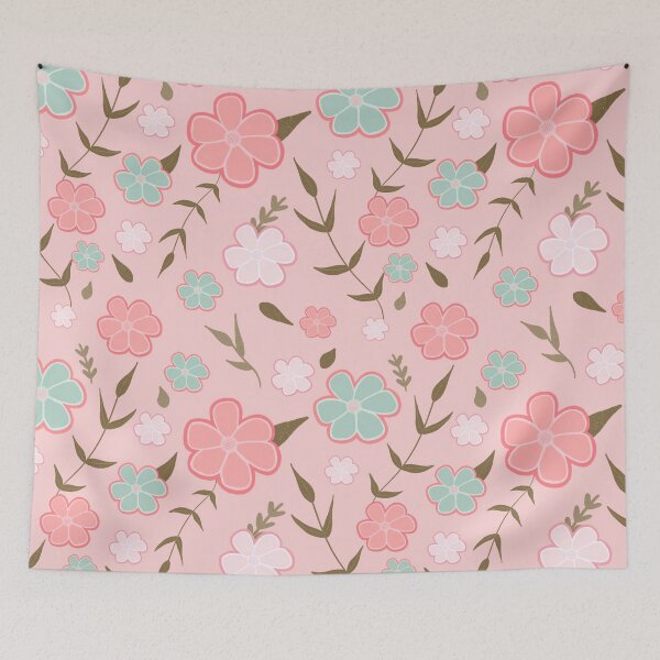 Item preview, Retro Whimsical Florals designed and sold by thegreenartist.
