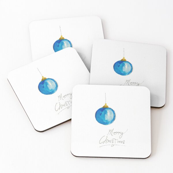 Item preview, Blue Christmas Ornament designed and sold by Praline Creative.