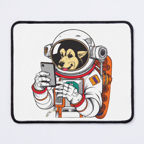 Item preview, Dog Astronaut Holding A Phone designed and sold by JOY STORE 45.