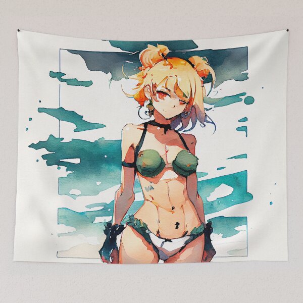 Aperçu de l'œuvre Anime Bikini Fille # 39 créée et vendue par Eynoxart.