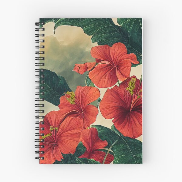 Item preview, Florally Red Hibiscus designed and sold by Patternifico.