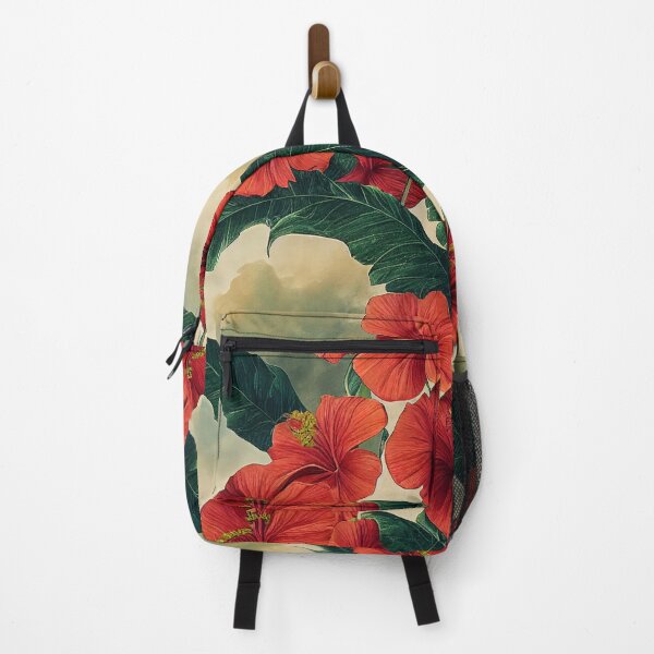 Item preview, Florally Red Hibiscus designed and sold by Patternifico.