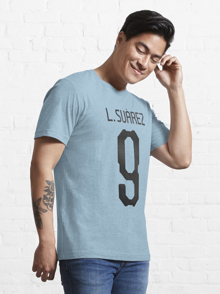 Luis Suarez Uruguay Flag T-Shirt (Blue)