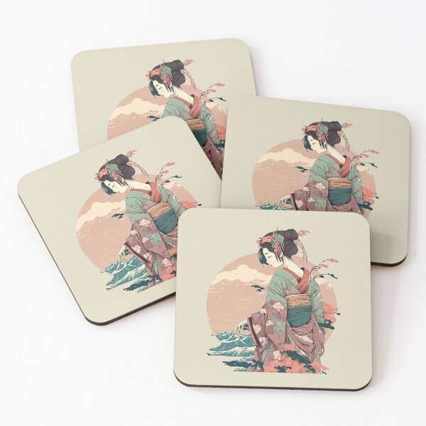 Item preview, Geisha Sunset designed and sold by BellasArtStudio.