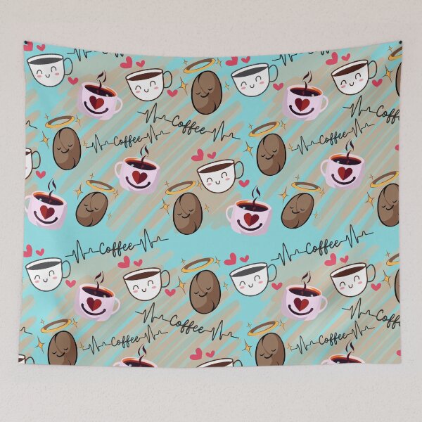 Item preview, Coffee break - may be coffee is addicted to me | coffee design | for coffee lovers |  designed and sold by Arteartz.