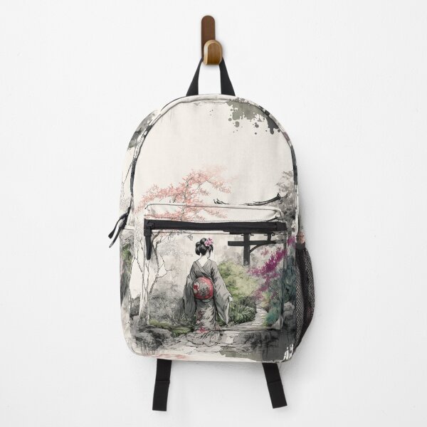 Item preview, Geisha and the Wisteria designed and sold by BellasArtStudio.