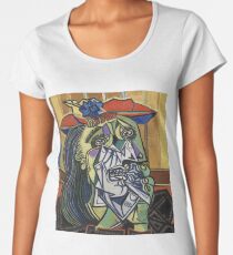 The Weeping Woman-Pablo Picasso Women's Premium T-Shirt