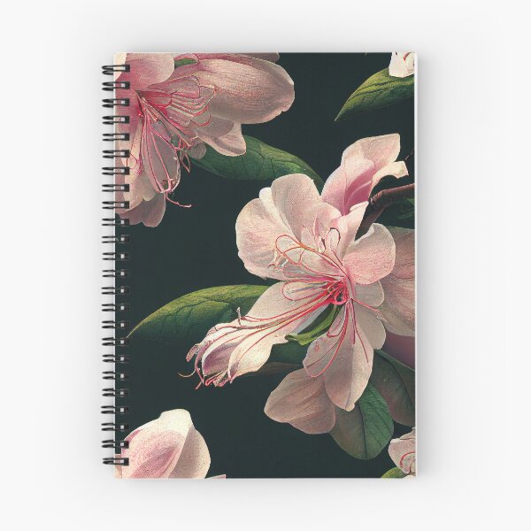 Item preview, Florally Pink Rhododendrons designed and sold by Patternifico.