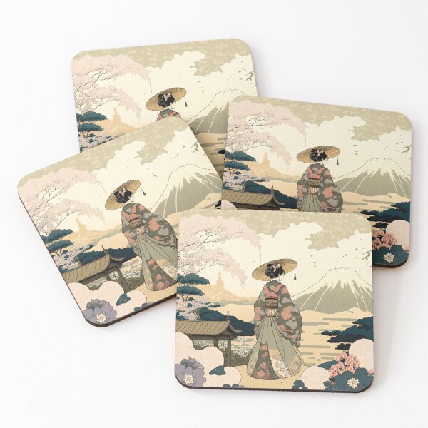 Item preview, Cherry Blossom Mountain, Japan designed and sold by BellasArtStudio.