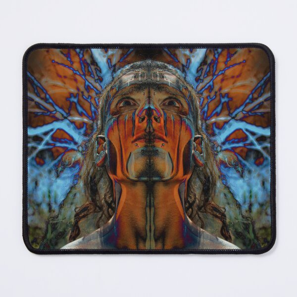 Item preview, Bodypainted native Ancestor Waiting for His Ascension to the Gods Of the New World designed and sold by tribaltrouble.