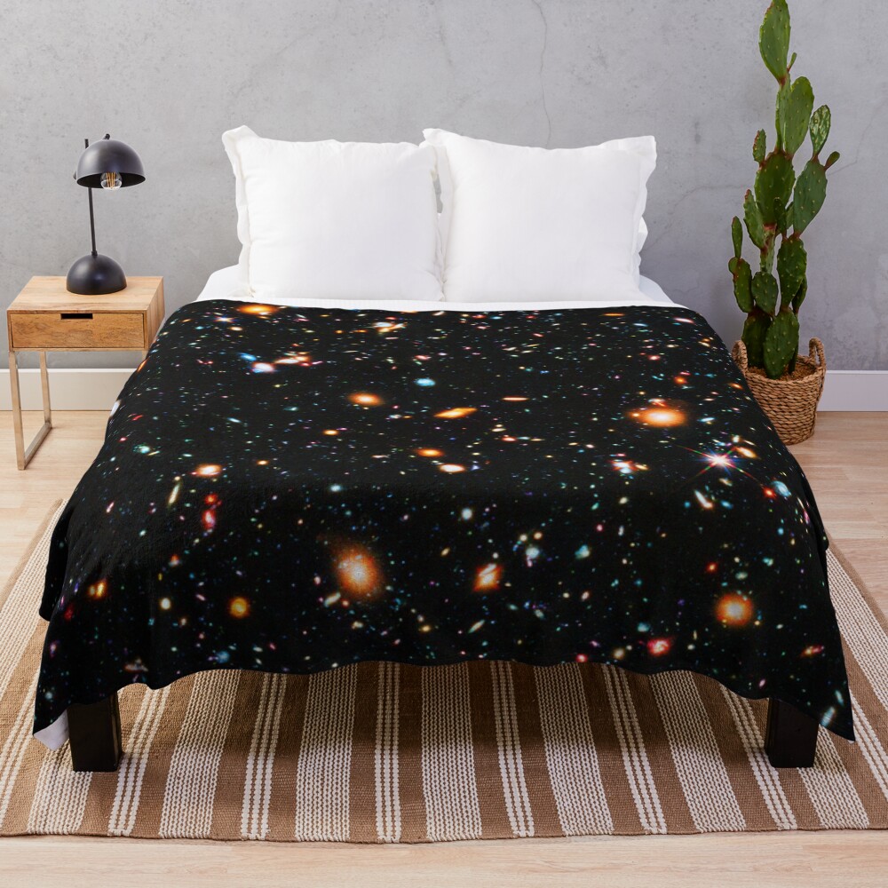 Hubble Extreme Deep Field Throw Blanket