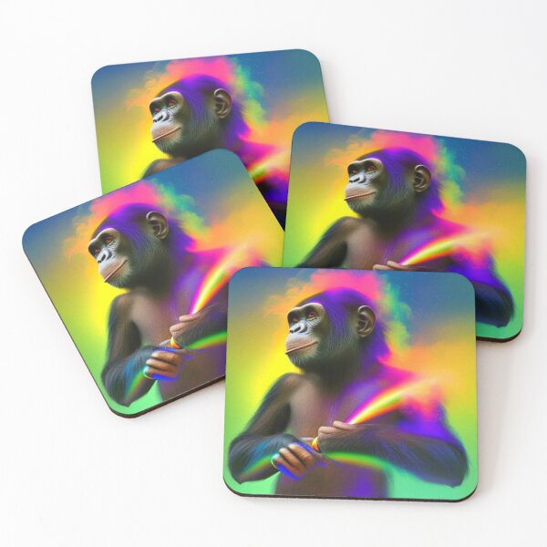 Item preview, Rainbow Chimp designed and sold by Hamilton is Beautiful.