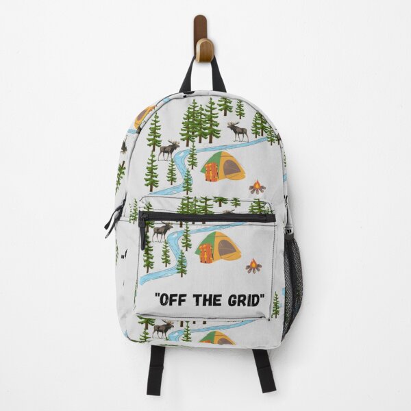 Item preview, Off the Grid camping, moose at the river designed and sold by TouchofAlaska.