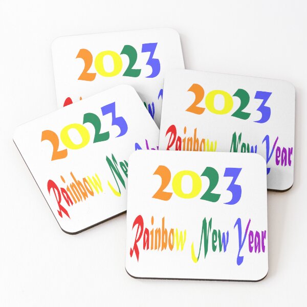 Item preview, Rainbow Happy New Year 2023 designed and sold by Soudesign99.