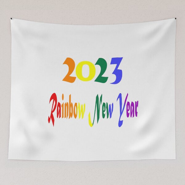 Item preview, Rainbow Happy New Year 2023 designed and sold by Soudesign99.
