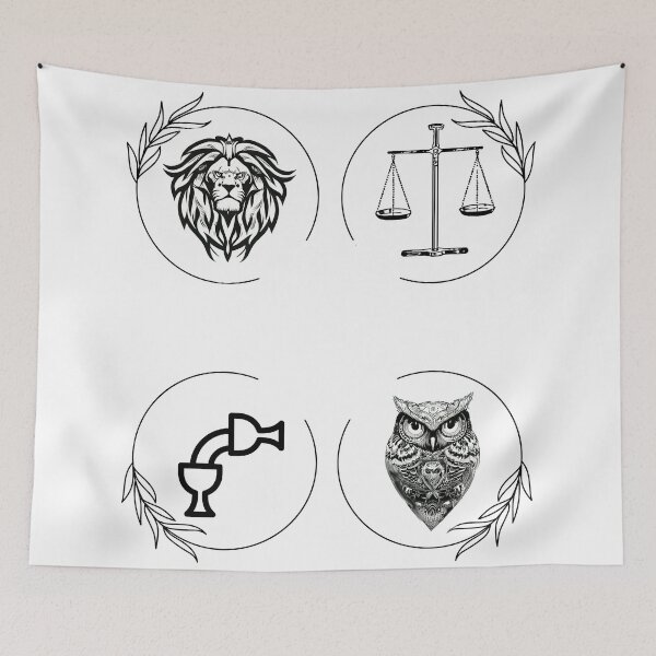 Item preview, 4 Virtues Of Stoicism designed and sold by ASamArt.