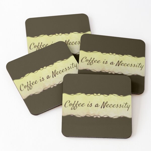 Item preview, Coffee is a necessity. coffee is a must designed and sold by IlustradoArts.