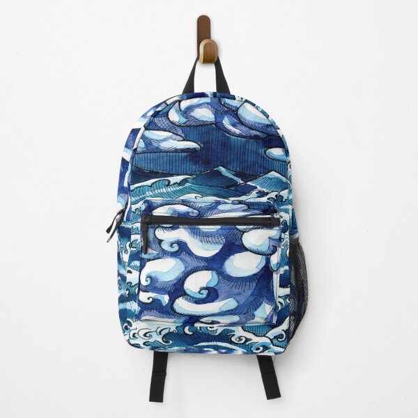 Item preview, Crashing Waves On Moonlit Night designed and sold by PotluckPrints.