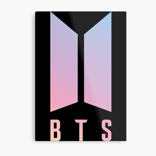 Bts Logo Metal Prints for Sale | Redbubble