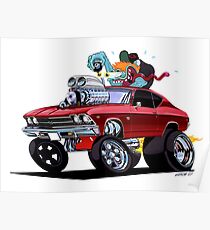 Vince Crain High Octane 1969 Super Sport Poster