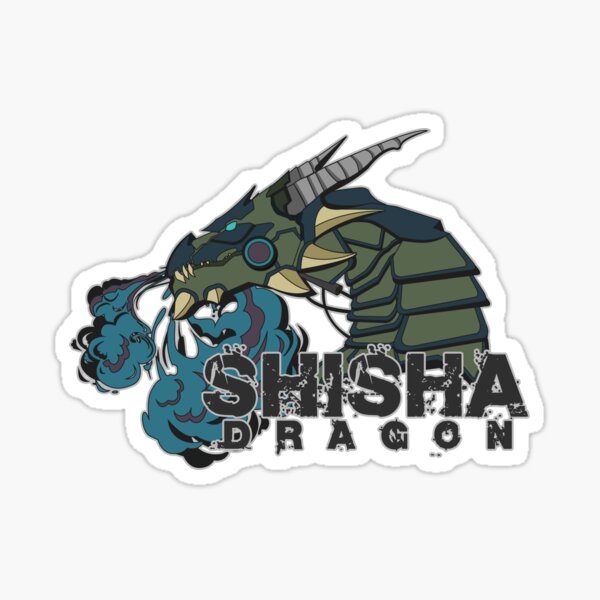 Army Style Metallic Dragon Sticker