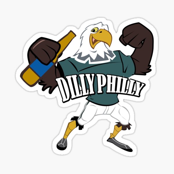 DILLY PHILLY' Sticker for Sale by MrKayDeeBee