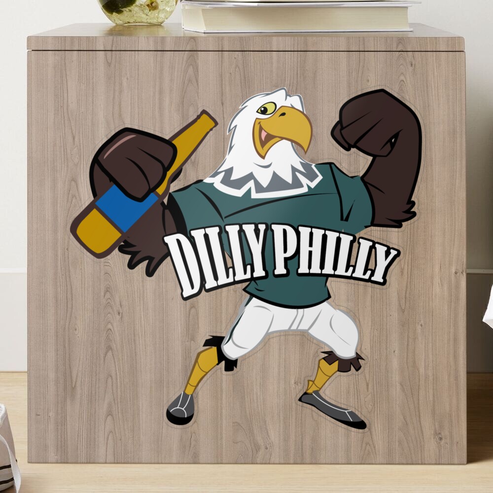 DILLY PHILLY Sticker for Sale by MrKayDeeBee