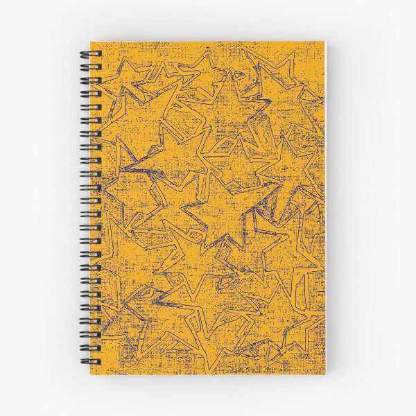 Item preview, Yellow Stars Painted Pattern designed and sold by SpieklyArt.