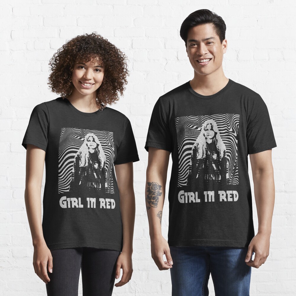 Discover Girl in Red Art T-Shirt