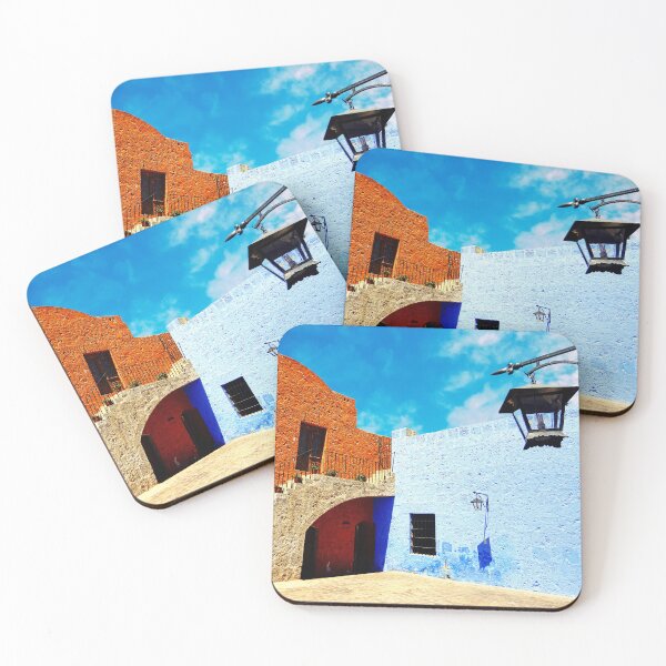 Item preview, Brightly painted courtyard in South America designed and sold by jaynerushton.