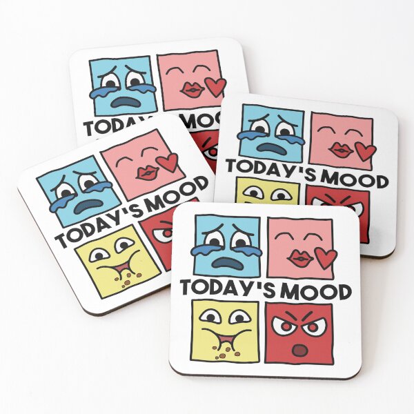 Item preview, What's In Your Mood Today Funny Graphic Design designed and sold by QuanJewelry.