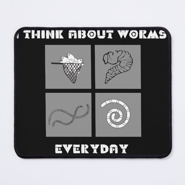 Item preview, I THINK ABOUT WORMS EVERYDAY meme for fishermen Classic T-Shirt designed and sold by gulnaz797.