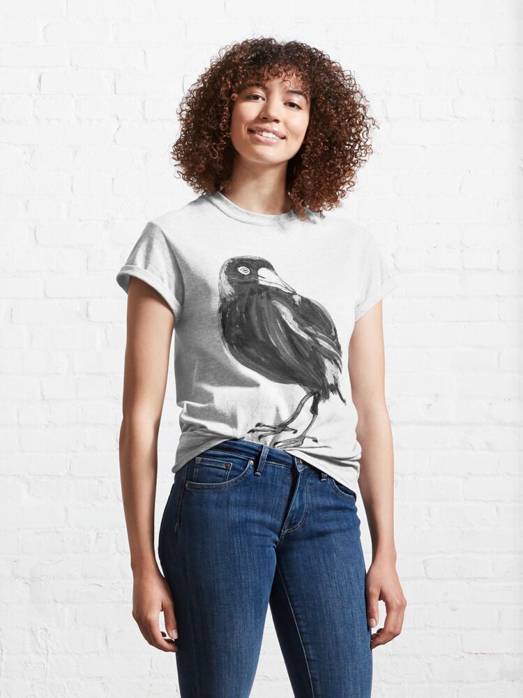 Alternate view of Miranda the Magpie Classic T-Shirt