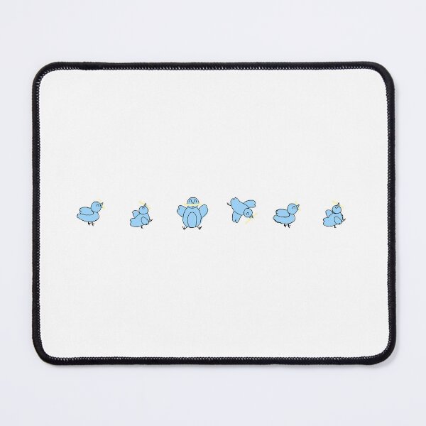 Artikelvorschau, Glücklicher als ein Vogel mit einem Pommes-Blau-Rudel entworfen und verkauft von ECKDesign.