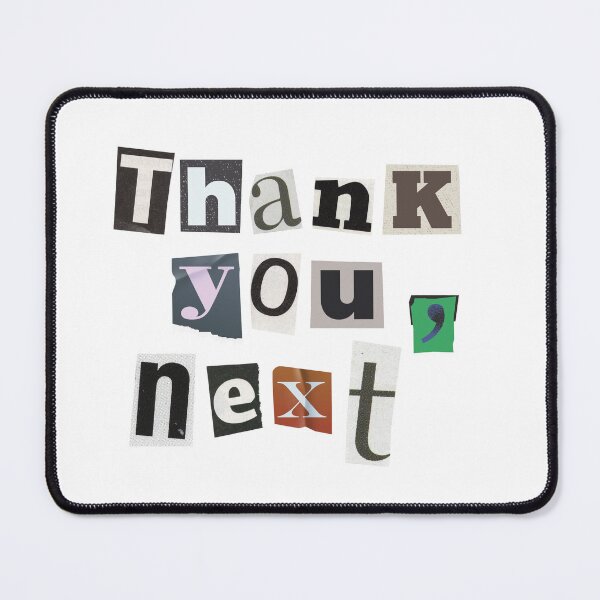 Item preview, Thank You Next Funny Graphic Design designed and sold by QuanJewelry.