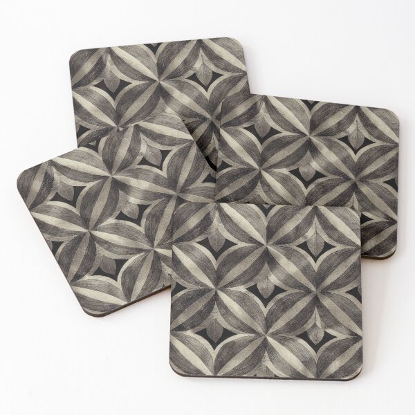 Aperçu de l'œuvre Treillis en graphite créée et vendue par Patternifico.