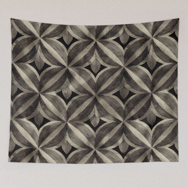 Aperçu de l'œuvre Treillis en graphite créée et vendue par Patternifico.