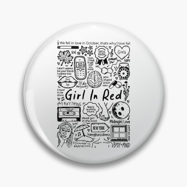 Item preview, girl in red pattern designed and sold by BryanAnderson.