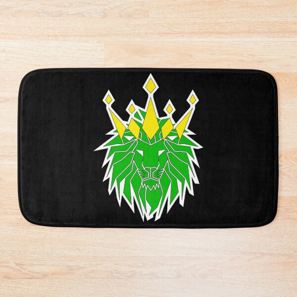 Item preview, GREEN LION KING WITH GOLDEN CROWN designed and sold by the Zarock Shop.