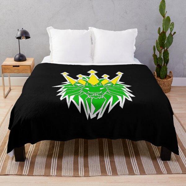Item preview, GREEN LION KING WITH GOLDEN CROWN designed and sold by the Zarock Shop.