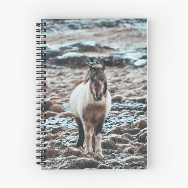 Item preview, Icelandic horse on the winter pasture designed and sold by Jessinia Wallach.