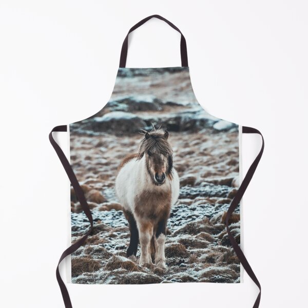 Item preview, Icelandic horse on the winter pasture designed and sold by Jessinia Wallach.