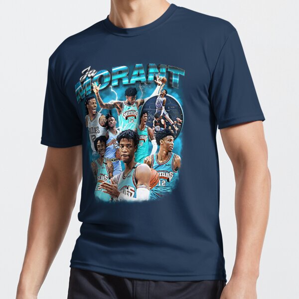 Ja Morant Bootleg Shirt Design Active T-Shirt for Sale by eagleeyearts